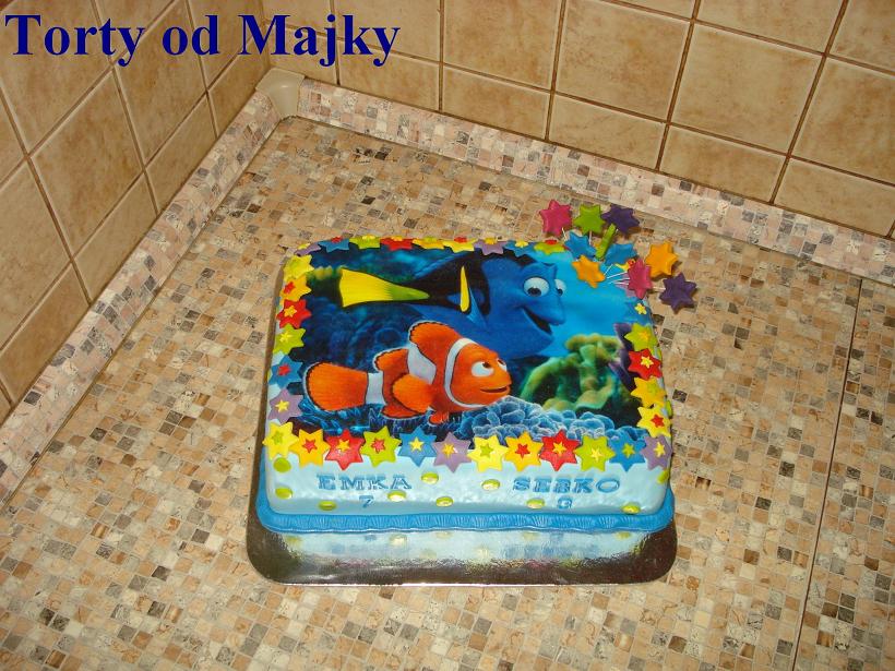 Nemo a Dory na oblátke