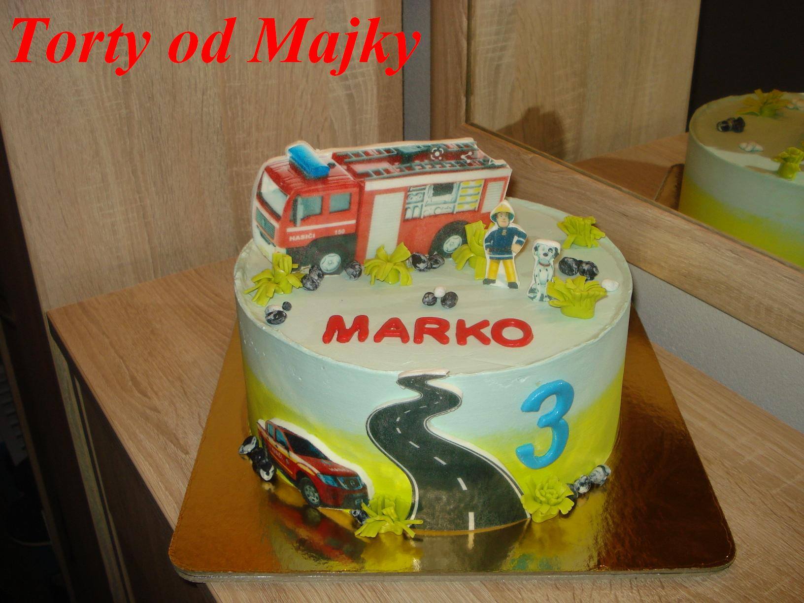 Marko 3 a opäť hasičská torta